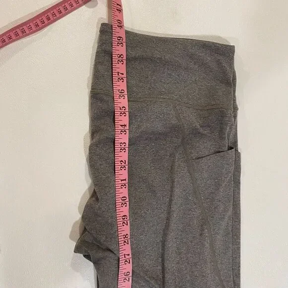 Athleta Gray High Rise Leggings with Pockets XLT Tall - Picture 5 of 6